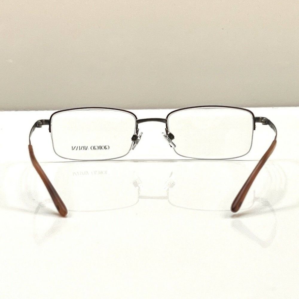 NEW Giorgio Armani AR5065 3006 Bronze Eyeglass Frames 52][19~145 Half Rim Square - Picture 9 of 10